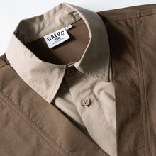 Load image into Gallery viewer, Patchwork Faux Two-Piece Workwear Short-Sleeve Shirt