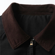 Load image into Gallery viewer, Retro Corduroy Collar Patchwork Loose Jacket