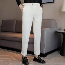 Load image into Gallery viewer, Chenille Naples Casual Straight-leg Suit Trousers