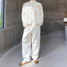 Load image into Gallery viewer, Embroidered Woven Wool Short Jacket