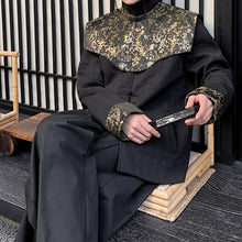 Load image into Gallery viewer, Cloud Shoulder Stand Collar Disc Button Jacket