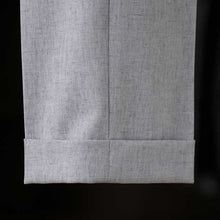 Load image into Gallery viewer, High-waisted Parisian Button Draped Suit Trousers