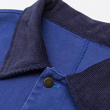 Load image into Gallery viewer, Retro Blue Multi-pocket Jacket