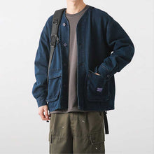 Load image into Gallery viewer, Japanese Retro Loose V-neck Cardigan
