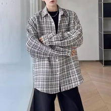 Load image into Gallery viewer, Retro Plaid Wool Casual Shirt