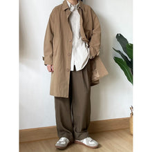 Load image into Gallery viewer, Japanese Striped Loose-fitting Long-sleeved Shirt