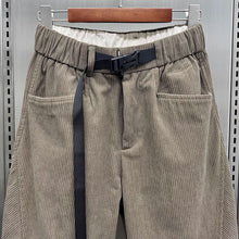 Load image into Gallery viewer, Loose Waistband Corduroy Casual Pants
