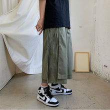 Load image into Gallery viewer, Japanese Style Fake Two Piece Side Ribbon Pants