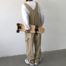 Load image into Gallery viewer, Retro Workwear Colorblock Denim Overalls