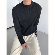 Load image into Gallery viewer, Slim Fit Half Turtleneck Base Knit Sweater