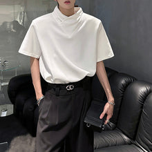 Load image into Gallery viewer, Loose Solid Color Padded Shoulder T-shirt