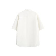 Load image into Gallery viewer, Summer Stand-up Collar Draped Shirt