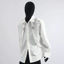 Load image into Gallery viewer, Loose-Fit Shirt with Industrial Metal Detail