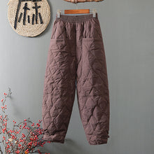 Load image into Gallery viewer, Loose Thick Warm Down Pants