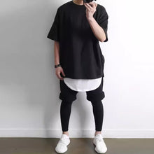 Load image into Gallery viewer, Loose Solid Color Crew Neck Thin T-shirt