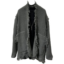 Load image into Gallery viewer, Vintage Ripped Knit Cardigan Sweater