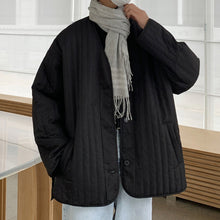 Load image into Gallery viewer, V-neck Loose Casual Short Vertical Striped Jacket