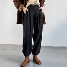 Load image into Gallery viewer, Loose Wide Leg Suit Pants