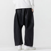Load image into Gallery viewer, Retro Low Crotch Casual Loose Straight Wide Leg Pants