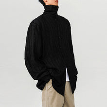 Load image into Gallery viewer, Lapel Drape Casual Shirt