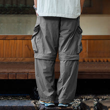 Load image into Gallery viewer, Japanese Three-proof Quick-drying Detachable Pockets Loose Trousers