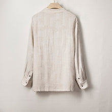 Load image into Gallery viewer, Cotton and Linen Button Casual Shirt
