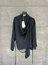 Load image into Gallery viewer, Retro Deconstructed Windbreaker Irregular Cardigan Elastic Waist Wide Leg Pants