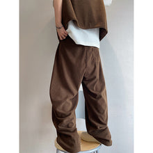 Load image into Gallery viewer, Retro Corduroy Ribbon Curved Pants