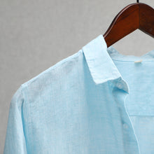 Load image into Gallery viewer, Lapel Linen Loose Thin Casual Shirt