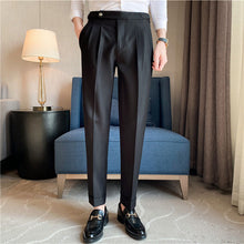 Load image into Gallery viewer, Adjustable Waist Slim Fit Casual Pants
