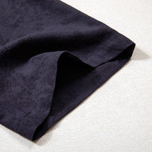 Load image into Gallery viewer, Cotton and Linen Jacquard Vintage Half Sleeve Shirt