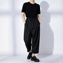 Load image into Gallery viewer, Japanese Drapey Loose High Waisted Wide-leg Pants