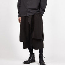 Load image into Gallery viewer, Fake Two-piece Loose Skirt Pants