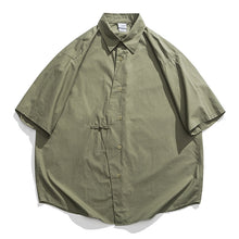 Load image into Gallery viewer, Japanese Retro Pure Cotton Loose Buttoned Shirt