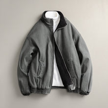 Load image into Gallery viewer, Japanese Retro Style Lamb Wool Cotton Coat