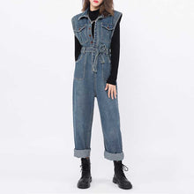 Load image into Gallery viewer, Vintage Sleeveless Cargo Jumpsuit
