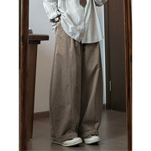 Load image into Gallery viewer, Japanese Loose-fitting Textured Wide-leg Pants