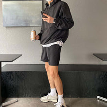 Load image into Gallery viewer, Loose Hooded Top Shorts Sports Suit