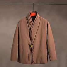 Load image into Gallery viewer, Retro Knotted Button Cotton-padded Jacket