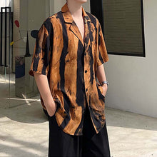 Load image into Gallery viewer, Tie-dye Splash Ink Printing Short-sleeved Shirt