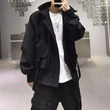 Load image into Gallery viewer, Hooded Casual Workwear Windbreaker Jacket