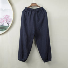 Load image into Gallery viewer, Summer Linen Lace-Up Trousers