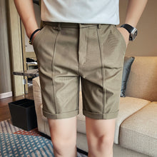 Load image into Gallery viewer, Semi Elastic Waist Casual Shorts
