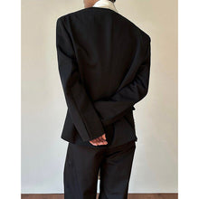 Load image into Gallery viewer, Color-blocked Floral Diamond Suit Jacket