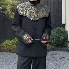 Load image into Gallery viewer, Cloud Shoulder Stand Collar Disc Button Jacket