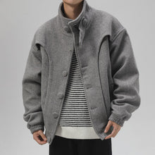 Load image into Gallery viewer, Retro Stand Collar Thickened Short Coat