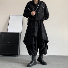 Load image into Gallery viewer, Printed Irregular Culottes Harem Pants