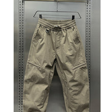 Load image into Gallery viewer, Zipper Scimitar Loose Straight Harem Pants