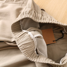 Load image into Gallery viewer, Thick Brushed Cotton Loose Straight Pants