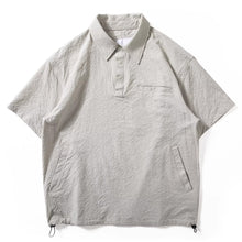 Load image into Gallery viewer, Textured Collared Polo Shirt